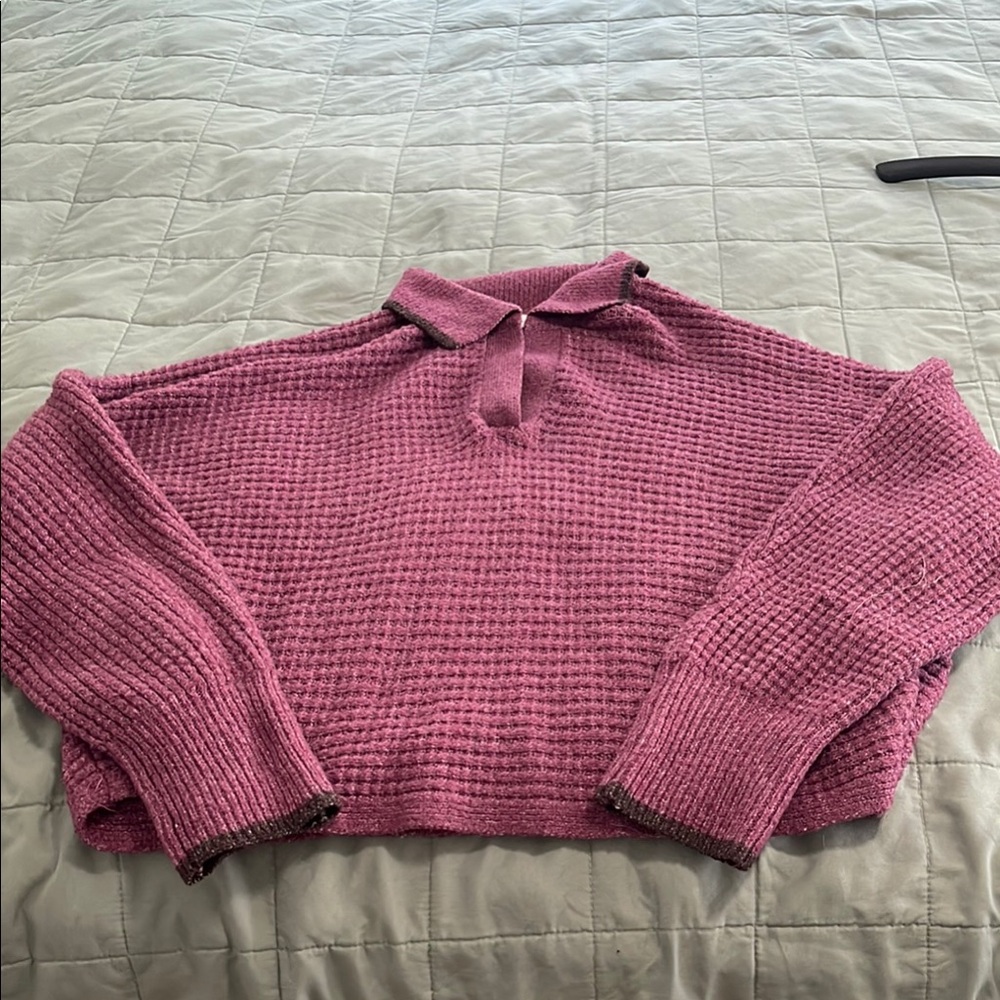Soho Apparel Dusty Rose Turtleneck Sweater